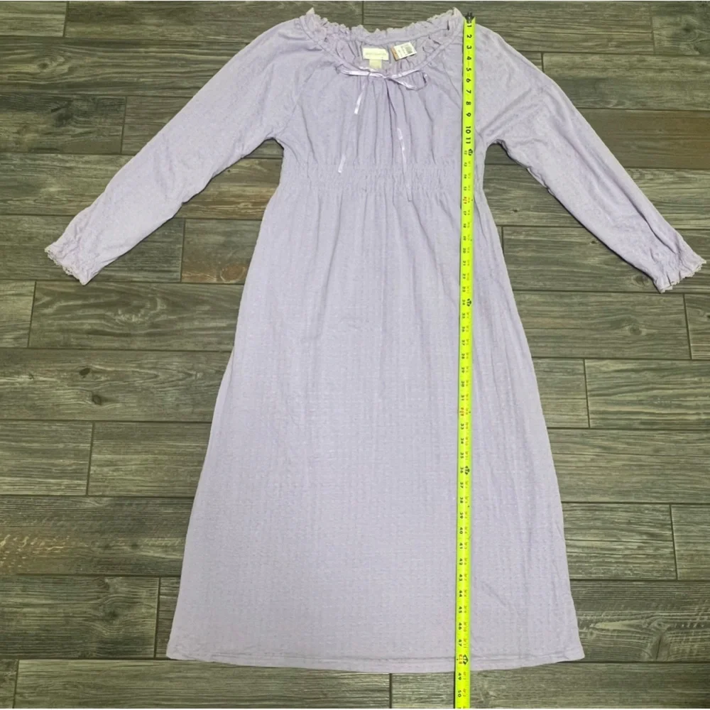 NWT Whispers Long Nightgown Women’s Large Prairie Feminine Maxi Gown Cottagecore - Picture 10 of 16